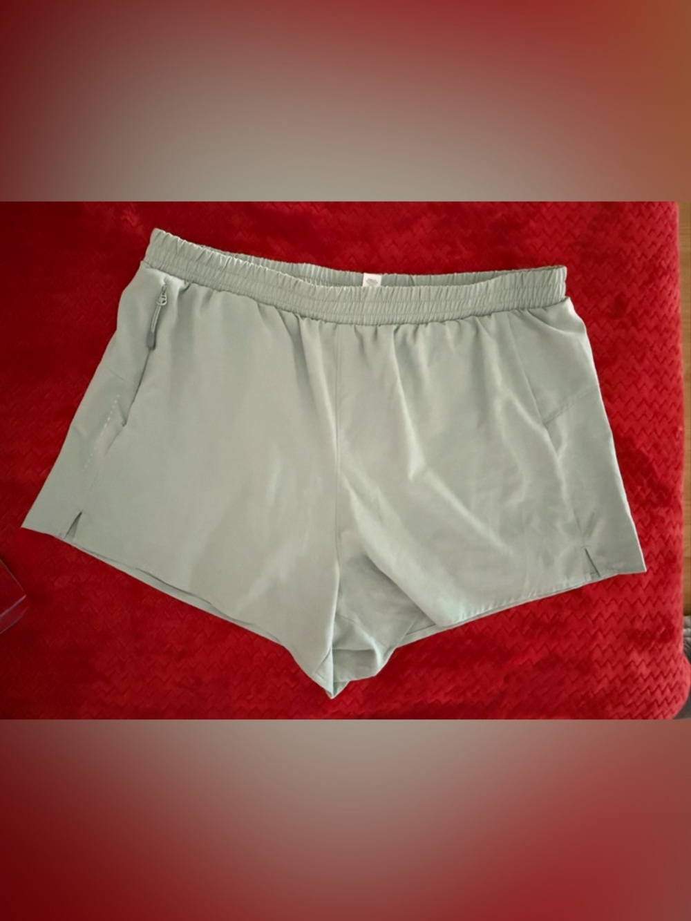 Marika Sage Green Athletic Shorts lined with shorts